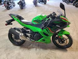 Salvage motorcycles for sale at Candia, NH auction: 2024 Kawasaki EX500 H