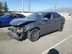 Salvage cars for sale at Rancho Cucamonga, CA auction: 2015 Nissan Sentra S