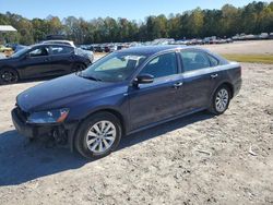 Salvage cars for sale at Charles City, VA auction: 2015 Volkswagen Passat S