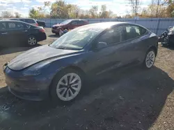 Tesla Model 3 salvage cars for sale: 2022 Tesla Model 3