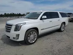 Salvage cars for sale at Lumberton, NC auction: 2016 Cadillac Escalade ESV Platinum