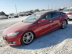 Salvage cars for sale at Taylor, TX auction: 2013 Tesla Model S