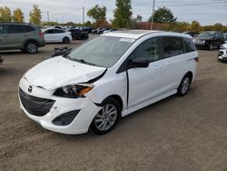 Salvage cars for sale at Montreal Est, QC auction: 2017 Mazda 5 Touring