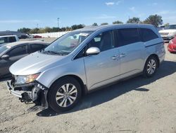 Salvage cars for sale from Copart Sacramento, CA: 2015 Honda Odyssey EXL