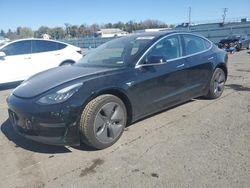 Salvage cars for sale at Pennsburg, PA auction: 2018 Tesla Model 3