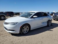 Salvage cars for sale from Copart Amarillo, TX: 2016 Chrysler 200 Limited