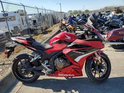 Salvage motorcycles for sale at Moraine, OH auction: 2022 Honda CBR500 RA