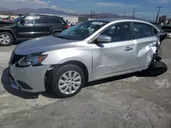 Salvage cars for sale at Sun Valley, CA auction: 2016 Nissan Sentra S