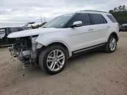 Salvage cars for sale at Greenwell Springs, LA auction: 2016 Ford Explorer Limited