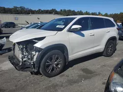 Salvage cars for sale at Exeter, RI auction: 2018 Toyota Highlander LE