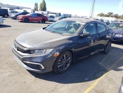 Salvage cars for sale from Copart Hayward, CA: 2019 Honda Civic EX