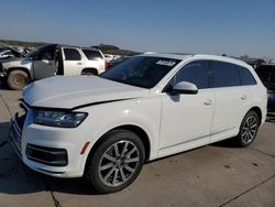 Salvage cars for sale at Grand Prairie, TX auction: 2019 Audi Q7 Premium Plus