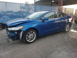 Salvage cars for sale at Riverview, FL auction: 2017 Ford Fusion SE