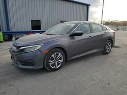 Honda salvage cars for sale: 2017 Honda Civic LX