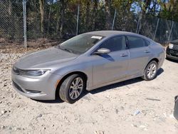 Salvage cars for sale at Cicero, IN auction: 2016 Chrysler 200 Limited