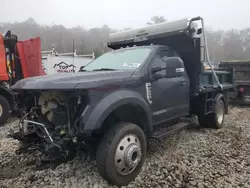 Salvage trucks for sale at West Warren, MA auction: 2022 Ford F450 Super Duty