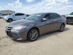 Salvage cars for sale at Amarillo, TX auction: 2017 Toyota Camry LE