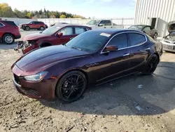 Salvage cars for sale at Franklin, WI auction: 2016 Maserati Ghibli S