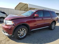 Salvage cars for sale at Fresno, CA auction: 2018 Dodge Durango SXT