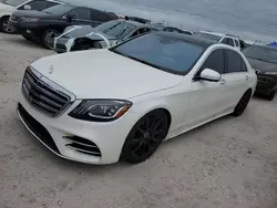 Carros dañados por inundaciones a la venta en subasta: 2018 Mercedes-Benz S 560