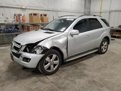 Mercedes-Benz salvage cars for sale: 2009 Mercedes-Benz ML 350