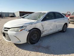 Salvage cars for sale at Andrews, TX auction: 2017 Toyota Camry LE