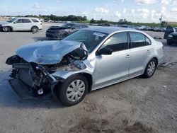 Salvage cars for sale at West Palm Beach, FL auction: 2016 Volkswagen Jetta S