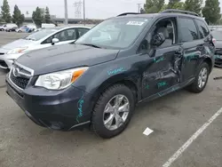 Salvage cars for sale at Rancho Cucamonga, CA auction: 2015 Subaru Forester 2.5I Premium