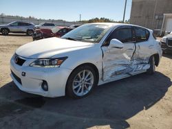 Salvage cars for sale at Fredericksburg, VA auction: 2013 Lexus CT 200