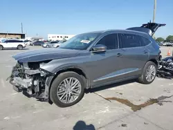 Acura mdx Advance salvage cars for sale: 2024 Acura MDX Advance