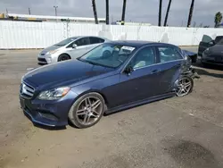 Salvage cars for sale at Van Nuys, CA auction: 2014 Mercedes-Benz E 350