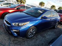 Carros salvage para piezas a la venta en subasta: 2021 KIA Forte FE