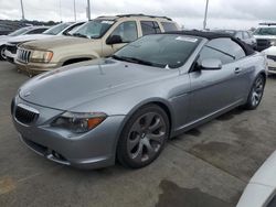 Salvage cars for sale at Riverview, FL auction: 2006 BMW 650 I