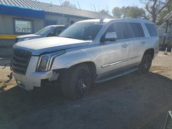 Salvage cars for sale at Wichita, KS auction: 2017 Cadillac Escalade Luxury