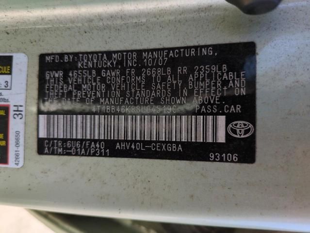 2008 Toyota Camry Hybrid