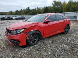 Salvage cars for sale at Memphis, TN auction: 2019 Honda Civic Sport