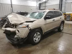 Salvage cars for sale at Casper, WY auction: 2014 Jeep Cherokee Sport