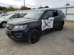 Salvage cars for sale from Copart Sacramento, CA: 2017 Ford Explorer Police Interceptor