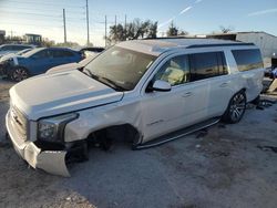 Salvage cars for sale at Riverview, FL auction: 2017 GMC Yukon XL C1500 SLT