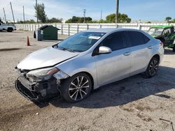 Salvage cars for sale at Miami, FL auction: 2017 Toyota Corolla L