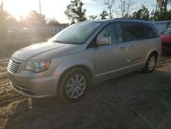 Salvage cars for sale at Riverview, FL auction: 2014 Chrysler Town & Country Touring