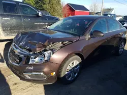 Chevrolet salvage cars for sale: 2015 Chevrolet Cruze LT