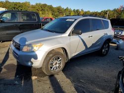 Salvage cars for sale from Copart Exeter, RI: 2007 Toyota Rav4