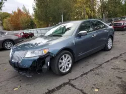 Lincoln salvage cars for sale: 2012 Lincoln MKZ Hybrid