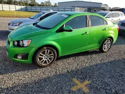 Salvage cars for sale at Riverview, FL auction: 2014 Chevrolet Sonic LT