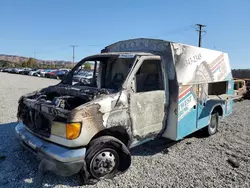 Salvage trucks for sale at Mentone, CA auction: 2005 Ford Econoline E350 Super Duty Cutaway Van