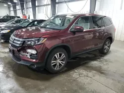 Salvage cars for sale at Ham Lake, MN auction: 2017 Honda Pilot EXL