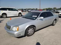 Salvage cars for sale at Grand Prairie, TX auction: 2003 Cadillac Deville