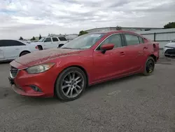 Salvage cars for sale at Bakersfield, CA auction: 2015 Mazda 6 Grand Touring