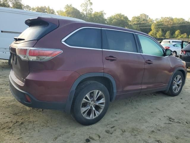 2015 Toyota Highlander LE